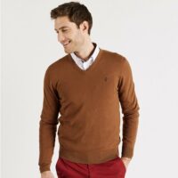 Pull col v en cachemire KARL Vicomte A