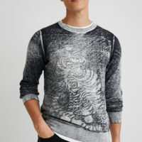 Pull gris tigre Kaporal