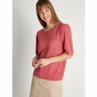 Pull maille encolure ronde Simone Perele