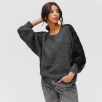 Pull oversize détail dentelle Promod