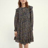 Robe ample imprimée courte Scotch & Soda