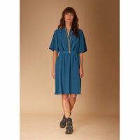 Robe chic col V Vertbaudet