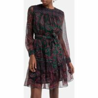 Robe courte motif cachemire