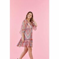 Robe imprimée en mousseline de viscose SIOUX Galeries Lafayette