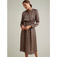 Robe mi-longue  imprimé Paisley Etam