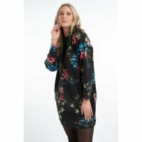 Robe pull avec imprimé floral Ms Mode