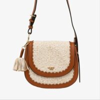 Sac bandoulière camel Idylle Lollipops