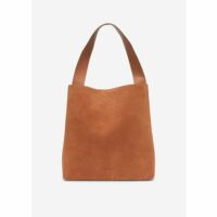 Sac besace de taille moyenne en cuir velours élégant Marc O'Polo