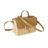 Sac en rotin fantaisie Promod