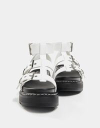 Sandales Plateforme Boucles Femme 38 Blanc Bershka