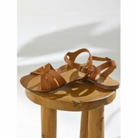 Sandales papillon cuir Etam