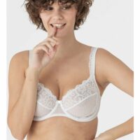 Soutien-gorge armaturé grande taille dentelle de calais GABY Maison Lejaby