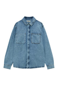 Surchemise Denim Bleu Pull&Bear