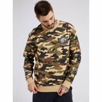 Sweat-Shirt Imprime Camouflage Rodier