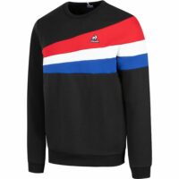 Sweat col rond tricolore Le Coq Sportif