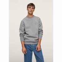 Sweat-shirt coton imprimé Mango