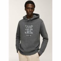 Sweat-shirt coton imprimé Mango