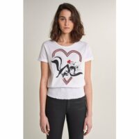 T-shirt "LOVE" Pepe le pew e Pepelone ARRÁBIDA Salsa