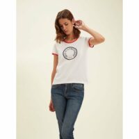 T-shirt droit en coton manches courtes PRISCILLA San Marina