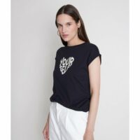 T-shirt en coton bio manches courtes ELLA Maison 123