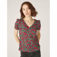 Tee shirt manches courtes imprimé fleuri Naf Naf