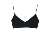 Top Brassière Moulant Noir Pull&Bear