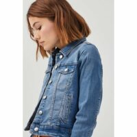 Veste droite en jean Camaïeu