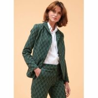 Veste tailleur tissu jacquard en polyester recyclé Vertbaudet