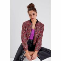 Veste teddy droite Camaïeu