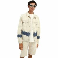 Veste trucker en coton bio – Tie Dye Sand Scotch & Soda