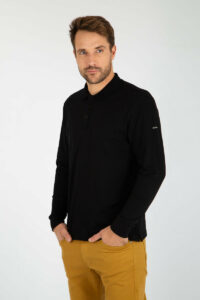 Polo  "Hanvec"  - maille piquée Homme NOIR Armor Lux