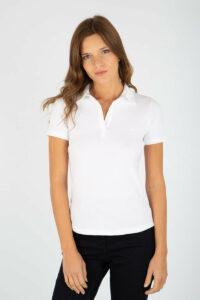 Polo "Marine" - coton peigné Femme BLANC Armor Lux