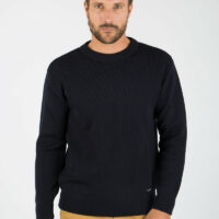 Pull "Camaret" - laine Homme Rich Navy Armor Lux