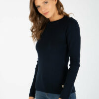 Pull marin "Groix" - coton Femme Rich Navy Armor Lux