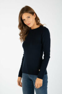 Pull marin "Groix" - coton Femme Rich Navy Armor Lux