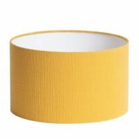 Abat-jour en tissu D30 cm GAZE - Made in France Jaune Fabuleuse Factory