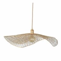 Abat-jour pour suspension Libellule bambou Ø75 cm Marron Opjet