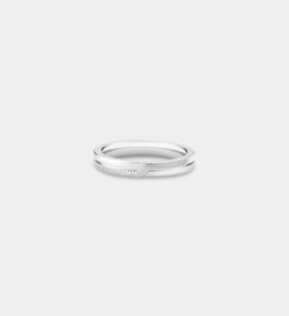 Alliance Promise small en or blanc Gris De Beers Jewellers