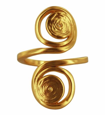 Bague Spirale grecque Jaune RMN