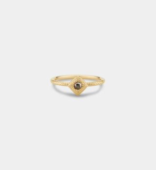 Bague Talisman diamant brut en or jaune Jaune De Beers Jewellers