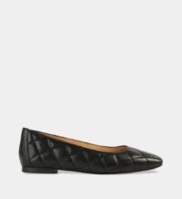 Ballerines Carolina cuir matelassé Noir L.K.Bennett