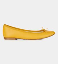 Ballerines Cendrillon en cuir Jaune Repetto