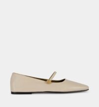 Ballerines Febe Fira cuir Beige Maria Luca