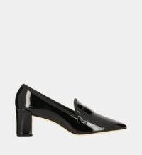 Ballerines à talon Loafers Elvis Noir Repetto