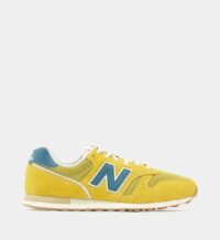 Baskets basses 373 cuir suédé et mesh Jaune New Balance