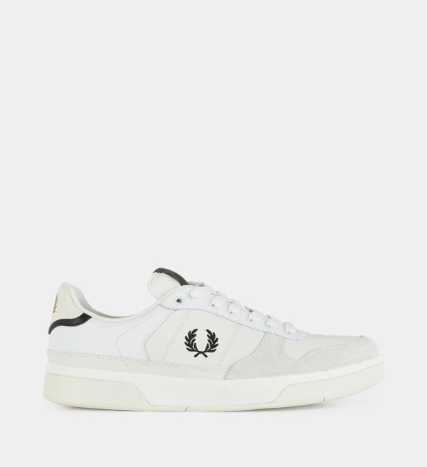 Baskets basses B1260 cuir Beige Fred Perry