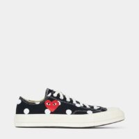 Baskets basses Comme des Garçons PLAY X Converse coton Noir Comme des Garçons PLAY