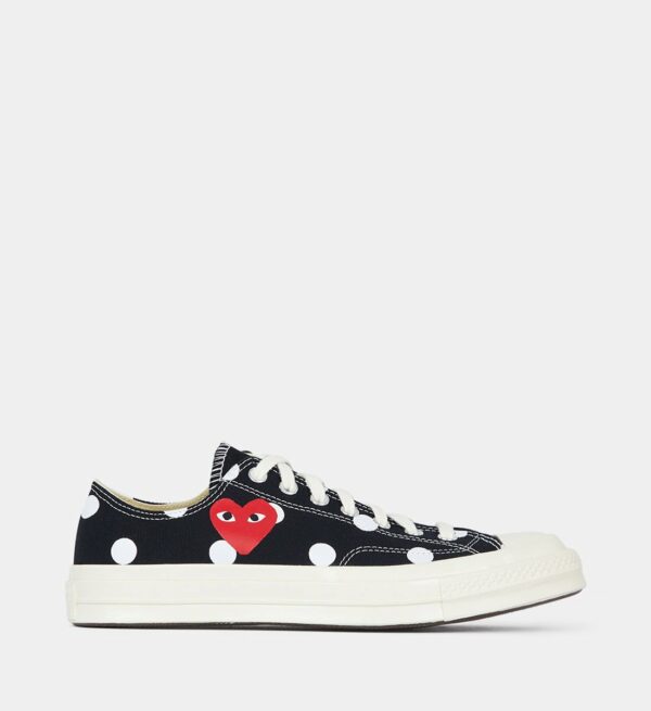 Baskets basses Comme des Garçons PLAY X Converse coton Noir Comme des Garçons PLAY