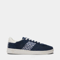 Baskets basses Ha Long cuir daim Bleu N'go