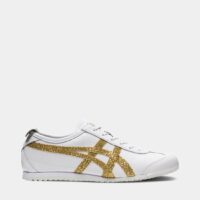 Baskets basses Mexico 66 bandes pailletées Blanc Onitsuka Tiger